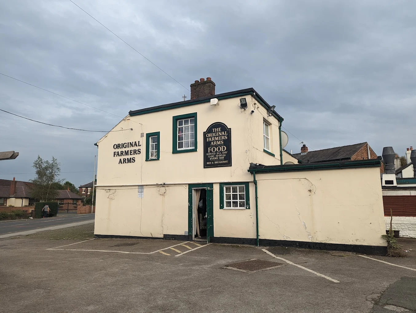 Rump steak with chips